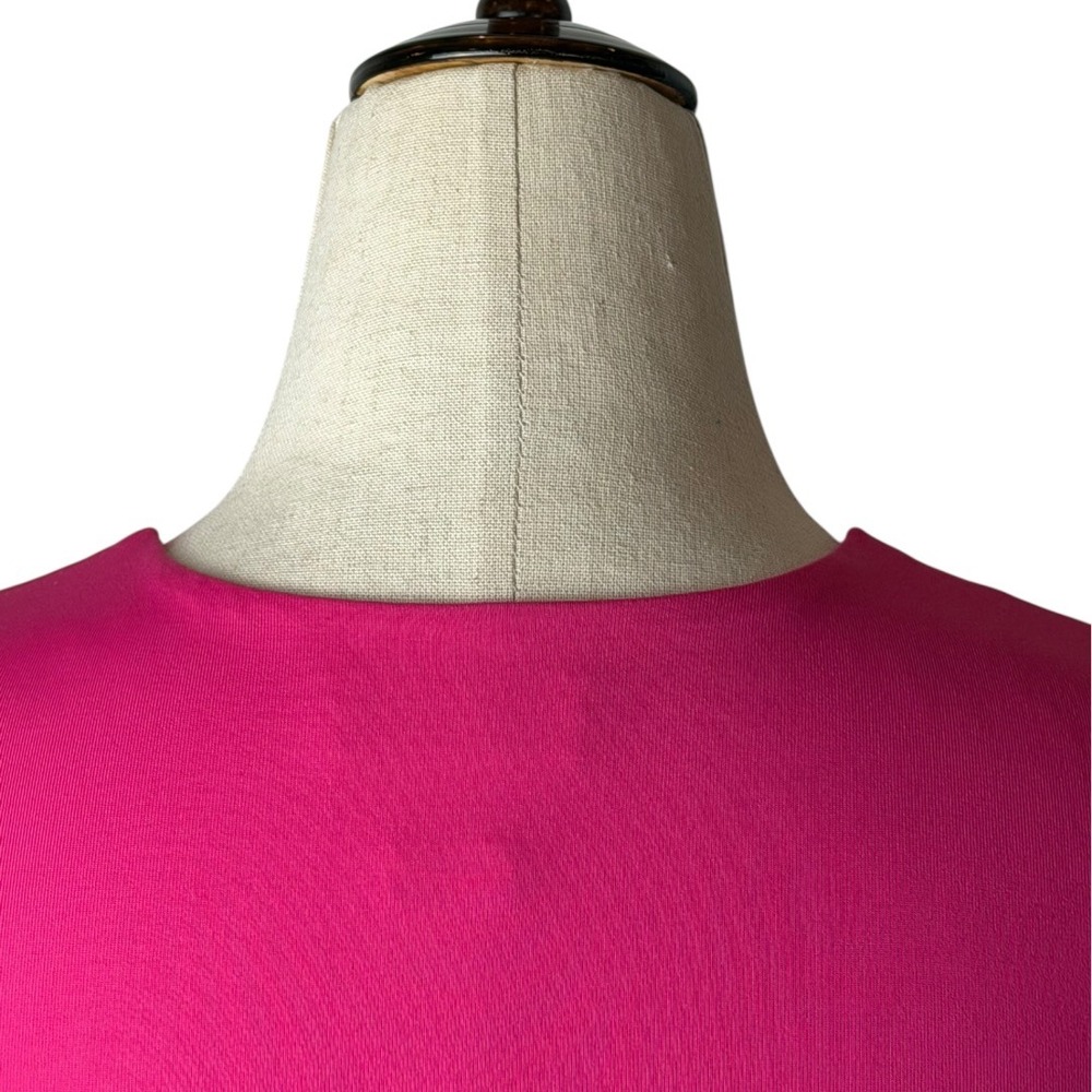 Babaton‎ Shirt Women Small Pink Contour Crew Ribcage Tee Crop Top NWT - Picture 6 of 13